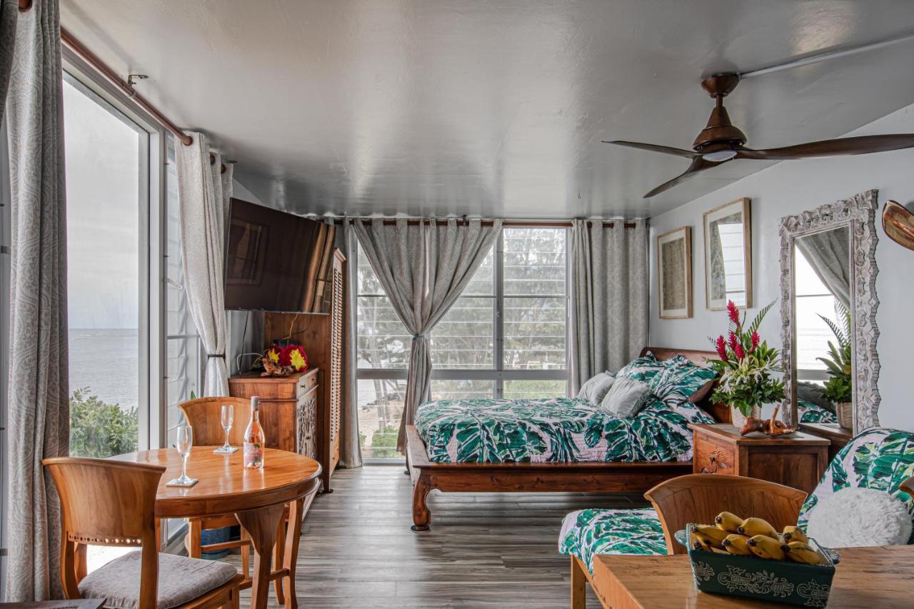 Breezy Beachfront Bali-Style Haven 180 Degree Oceanview Hau'ula Buitenkant foto